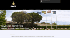 Desktop Screenshot of complejodeportivo.race.es