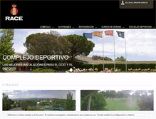 Tablet Screenshot of complejodeportivo.race.es